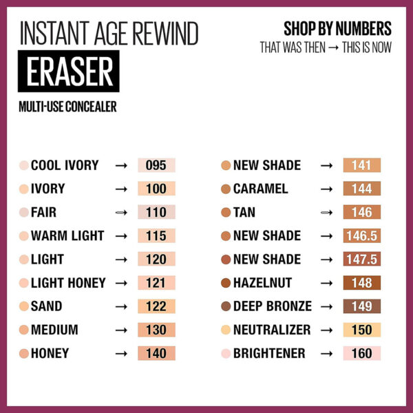 کانسیلر میبلین Maybelline Instant Age Rewind Eraser